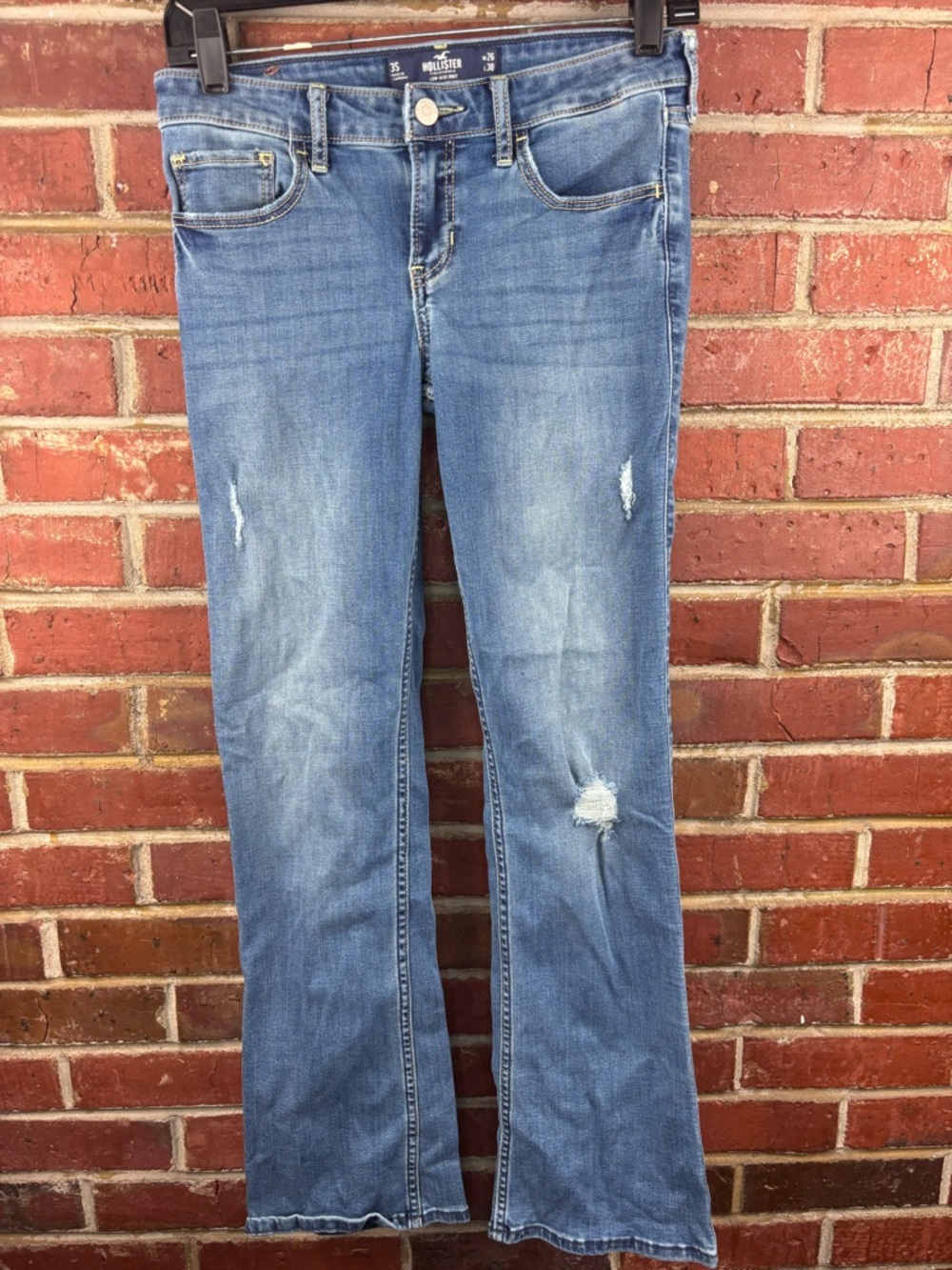 Hollister Low Rise Boot Jeans Size 3S